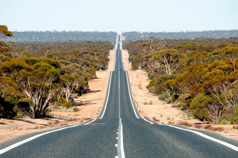 Outback road Australia