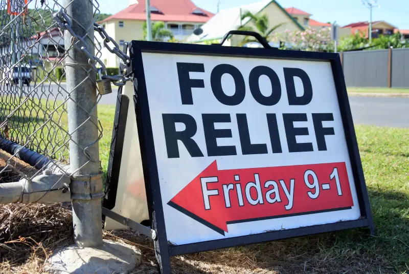 food relief in polycrisis Australia